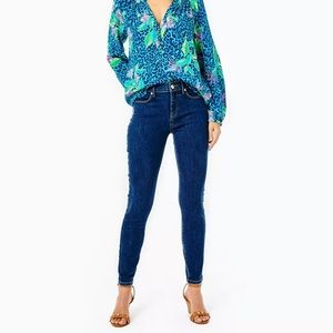 NWT Lilly Pulitzer Eagan High Rise Super Skinny Jean